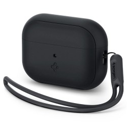 Husa pentru Apple AirPods Pro 1/2, Silicone Fit, X697, Black