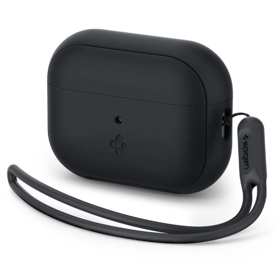 Husa pentru Apple AirPods Pro 1/2, Silicone Fit, X697, Black (Spigen, Ingredi) by www.silkase.ro Husa pentru Apple AirPods Pro 1/2, Silicone Fit, X697, Black (Ingredi, ACS05479) by www.silkase.ro