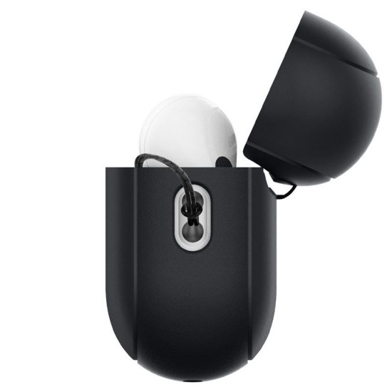 Husa pentru Apple AirPods Pro 1/2, Silicone Fit, X697, Black (Spigen, Ingredi) by www.silkase.ro Husa pentru Apple AirPods Pro 1/2, Silicone Fit, X697, Black (Ingredi, ACS05479) by www.silkase.ro