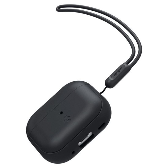 Husa pentru Apple AirPods Pro 1/2, Silicone Fit, X697, Black (Spigen, Ingredi) by www.silkase.ro Husa pentru Apple AirPods Pro 1/2, Silicone Fit, X697, Black (Ingredi, ACS05479) by www.silkase.ro