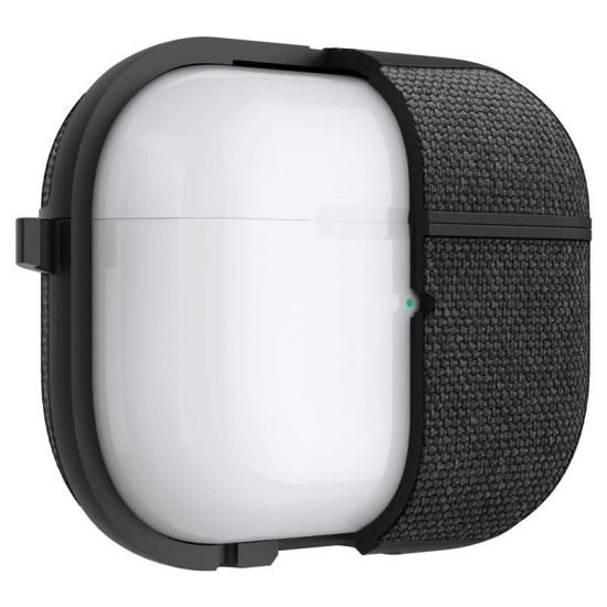 Husa Spigen Urban Fit compatibila cu Apple AirPods Pro 2 Black (Ingredi, ACS05483) by www.silkase.ro