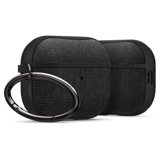 Husa Spigen Urban Fit compatibila cu Apple AirPods Pro 2 Black (Ingredi, ACS05483) by www.silkase.ro