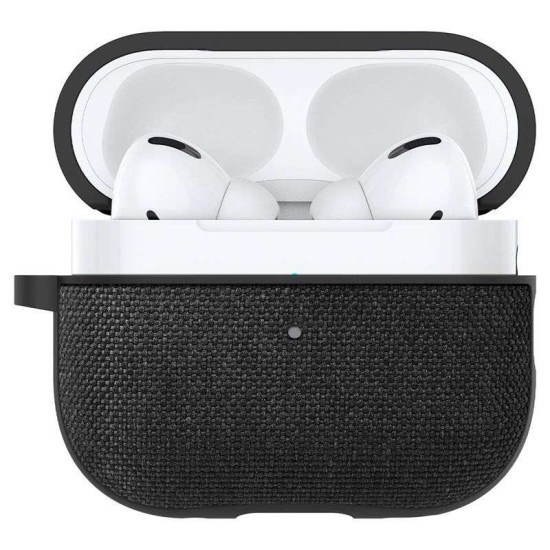 Husa Spigen Urban Fit compatibila cu Apple AirPods Pro 2 Black (Ingredi, ACS05483) by www.silkase.ro