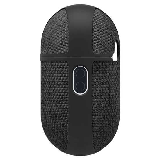 Husa Spigen Urban Fit compatibila cu Apple AirPods Pro 2 Black (Ingredi, ACS05483) by www.silkase.ro