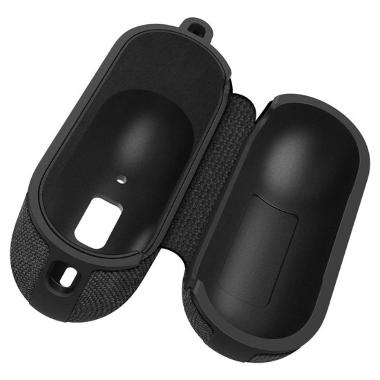 Husa Spigen Urban Fit compatibila cu Apple AirPods Pro 2 Black (Ingredi, ACS05483) by www.silkase.ro