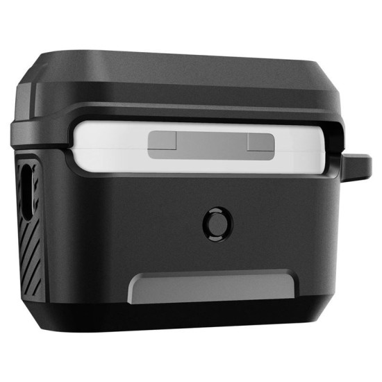 Husa Spigen Lock Fit compatibila cu Apple AirPods Pro / Pro 2 Black (Spigen, Ingredi) by www.silkase.ro Husa Spigen Lock Fit compatibila cu Apple AirPods Pro / Pro 2 Black (Ingredi, ACS05485) by www.silkase.ro