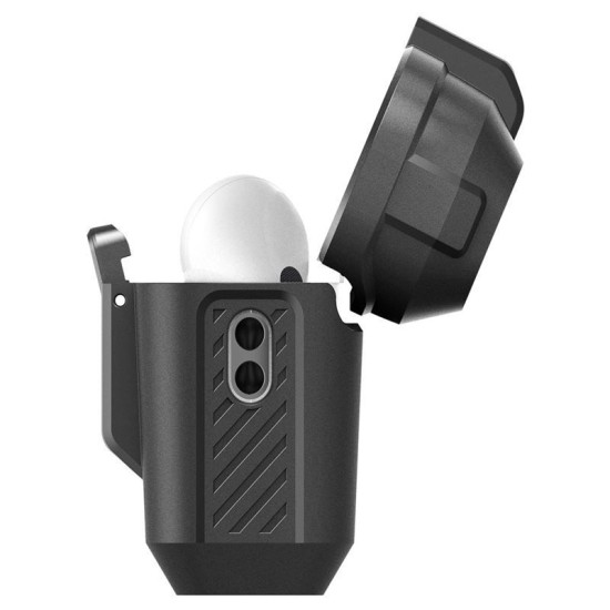 Husa Spigen Lock Fit compatibila cu Apple AirPods Pro / Pro 2 Black (Spigen, Ingredi) by www.silkase.ro Husa Spigen Lock Fit compatibila cu Apple AirPods Pro / Pro 2 Black (Ingredi, ACS05485) by www.silkase.ro