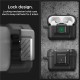 Husa Spigen Lock Fit compatibila cu Apple AirPods Pro / Pro 2 Black (Spigen, Ingredi) by www.silkase.ro Husa Spigen Lock Fit compatibila cu Apple AirPods Pro / Pro 2 Black (Ingredi, ACS05485) by www.silkase.ro