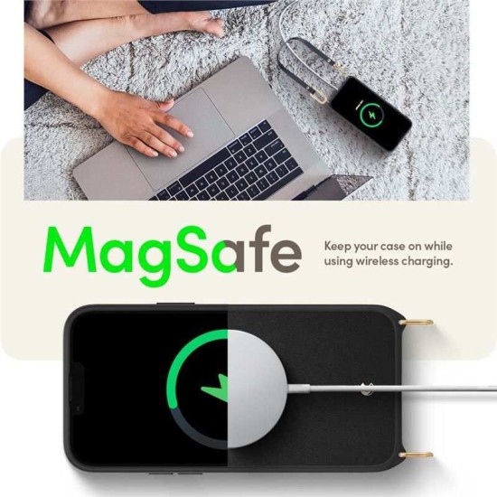 Husa Spigen Cyrill Classic Charm MagSafe compatibila cu iPhone 14 Black (iPhone 14, ACS05492) by www.silkase.ro