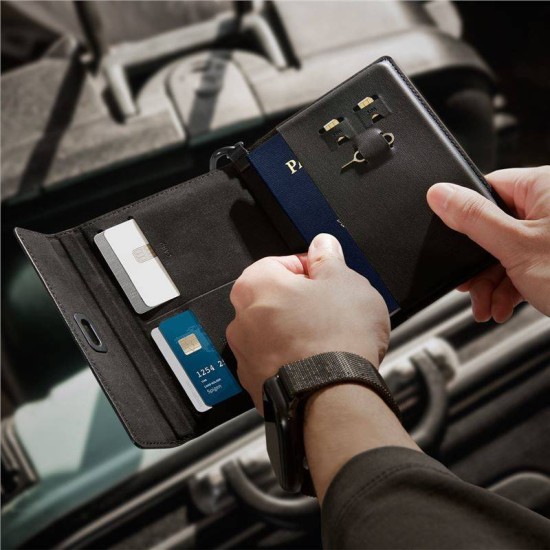 Husa universala pentru pasaport Spigen (Diverse accesorii, AFA05538) by www.silkase.ro