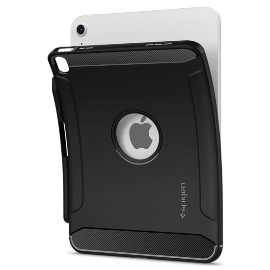 Husa de protectie tableta Spigen, Rugged Armor pentru Apple iPad 20.9 2022, Negru mat (Spigen, Ingredi) by www.silkase.ro Husa de protectie tableta Spigen, Rugged Armor pentru Apple iPad 20.9 2022, Negru mat (Ingredi, ACS05552) by www.silkase.ro