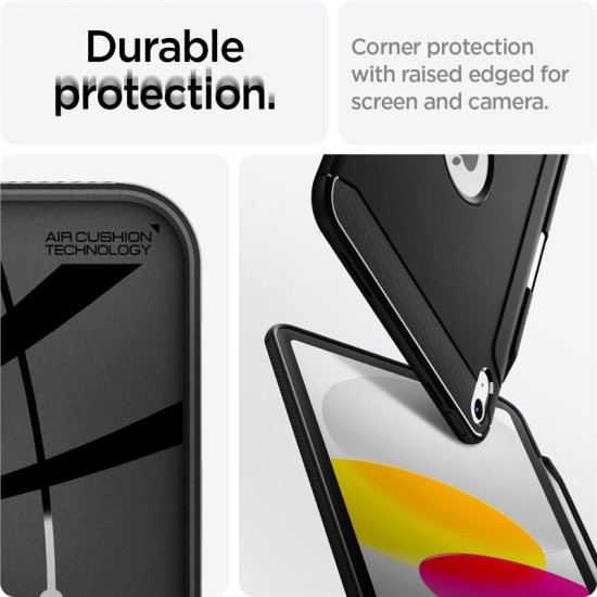 Husa de protectie tableta Spigen, Rugged Armor pentru Apple iPad 20.9 2022, Negru mat (Spigen, Ingredi) by www.silkase.ro Husa de protectie tableta Spigen, Rugged Armor pentru Apple iPad 20.9 2022, Negru mat (Ingredi, ACS05552) by www.silkase.ro