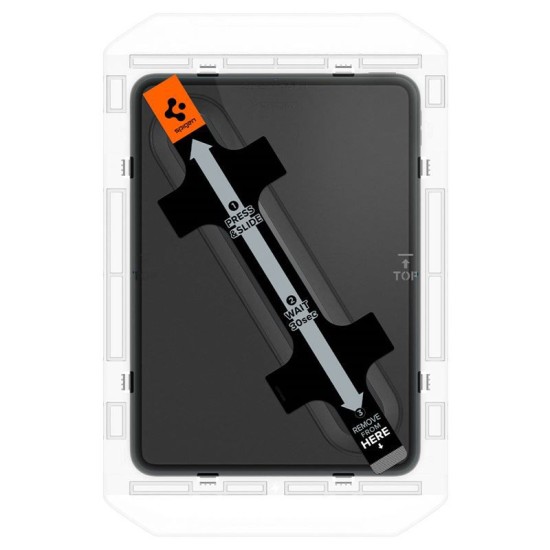 Folie de protectie tableta Spigen, Glas.tR EZ Fit pentru Apple iPad 10.9 2022 (Ingredi, AGL05554) by www.silkase.ro