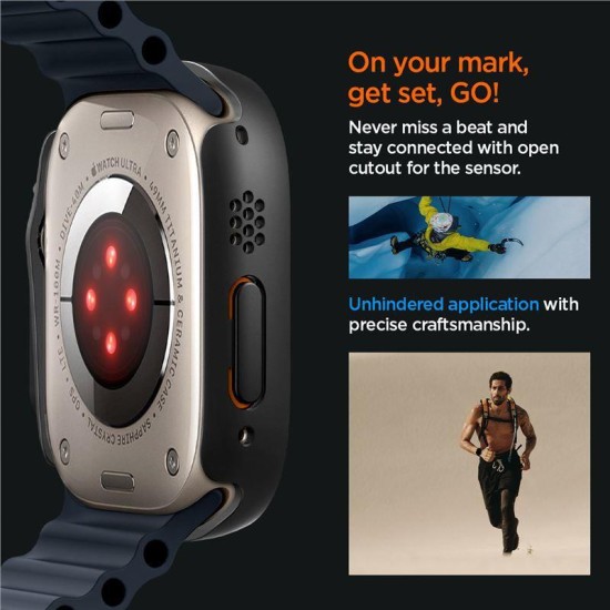 Husa Spigen Thin Fit 360 pentru Apple Watch Ultra (49 mm) - neagra (Spigen, Ingredi) by www.silkase.ro Husa Spigen Thin Fit 360 pentru Apple Watch Ultra (49 mm) - neagra (Ingredi, ACS05558) by www.silkase.ro