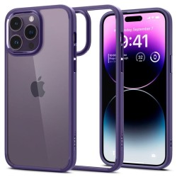 Husa Spigen Ultra Hybrid compatibila cu iPhone 14 Pro Deep Purple