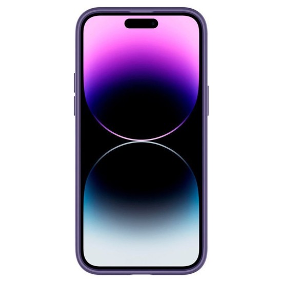 Husa Spigen Ultra Hybrid compatibila cu iPhone 14 Pro Deep Purple (Spigen, iPhone 14 Pro) by www.silkase.ro Husa Spigen Ultra Hybrid compatibila cu iPhone 14 Pro Deep Purple (iPhone 14 Pro, ACS05577) by www.silkase.ro