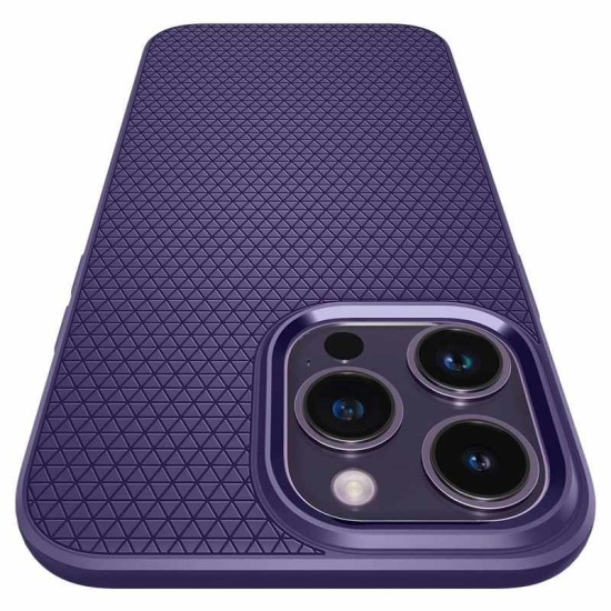 Husa Spigen Liquid Air pentru Apple iPhone 14 Pro Mov inchis (Spigen, iPhone 14 Pro) by www.silkase.ro Husa Spigen Liquid Air pentru Apple iPhone 14 Pro Mov inchis (iPhone 14 Pro, ACS05578) by www.silkase.ro