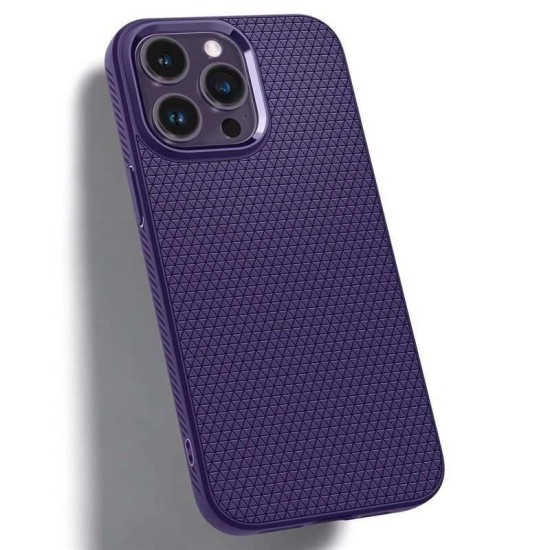 Husa Spigen Liquid Air pentru Apple iPhone 14 Pro Mov inchis (Spigen, iPhone 14 Pro) by www.silkase.ro Husa Spigen Liquid Air pentru Apple iPhone 14 Pro Mov inchis (iPhone 14 Pro, ACS05578) by www.silkase.ro