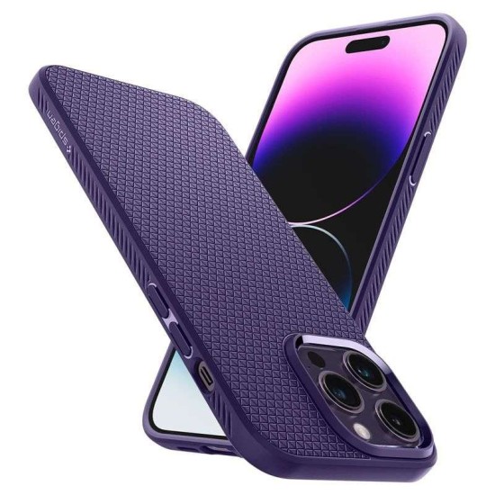 Husa Spigen Liquid Air pentru Apple iPhone 14 Pro Mov inchis (Spigen, iPhone 14 Pro) by www.silkase.ro Husa Spigen Liquid Air pentru Apple iPhone 14 Pro Mov inchis (iPhone 14 Pro, ACS05578) by www.silkase.ro