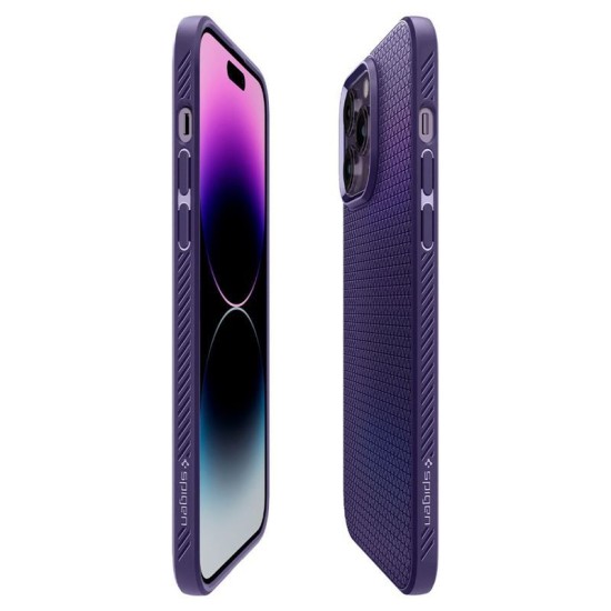 Husa Spigen Liquid Air pentru Apple iPhone 14 Pro Mov inchis (Spigen, iPhone 14 Pro) by www.silkase.ro Husa Spigen Liquid Air pentru Apple iPhone 14 Pro Mov inchis (iPhone 14 Pro, ACS05578) by www.silkase.ro