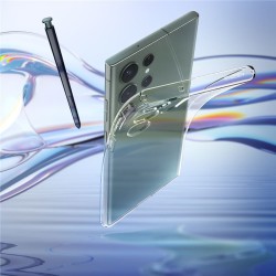 Husa de protectie Spigen Liquid pentru Samsung Galaxy S23 Ultra, Crystal Transparent Husa de protectie Spigen Liquid pentru Samsung Galaxy S23 Ultra, Crystal Transparent
