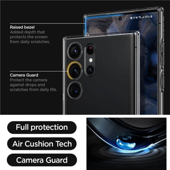 Husa Spigen Liquid Crystal compatibila cu Samsung Galaxy S23 Ultra Space Crystal (Spigen, S23 Ultra) by www.silkase.ro Husa Spigen Liquid Crystal compatibila cu Samsung Galaxy S23 Ultra Space Crystal (S23 Ultra, ACS05611) by www.silkase.ro