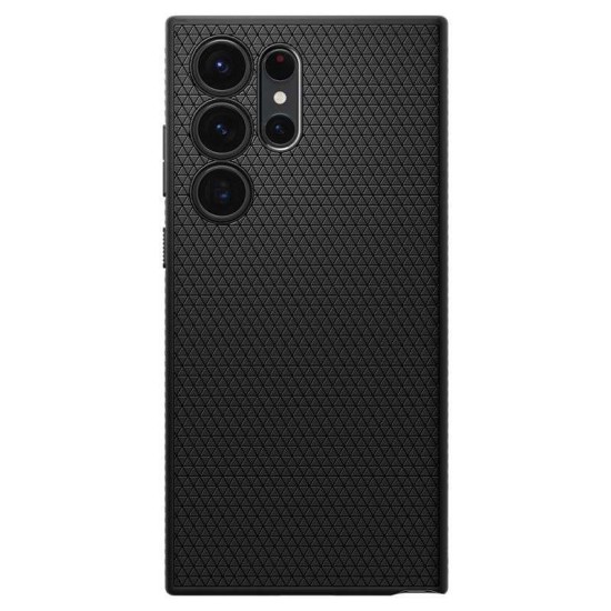 Husa pentru Samsung Galaxy S23 Ultra, Spigen Liquid Air, Matte Black (Spigen, S23 Ultra) by www.silkase.ro Husa pentru Samsung Galaxy S23 Ultra, Spigen Liquid Air, Matte Black (S23 Ultra, ACS05614) by www.silkase.ro
