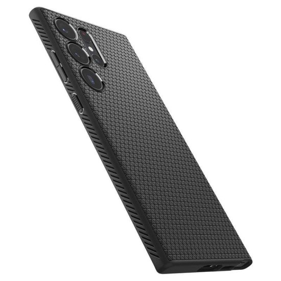 Husa pentru Samsung Galaxy S23 Ultra, Spigen Liquid Air, Matte Black (Spigen, S23 Ultra) by www.silkase.ro Husa pentru Samsung Galaxy S23 Ultra, Spigen Liquid Air, Matte Black (S23 Ultra, ACS05614) by www.silkase.ro