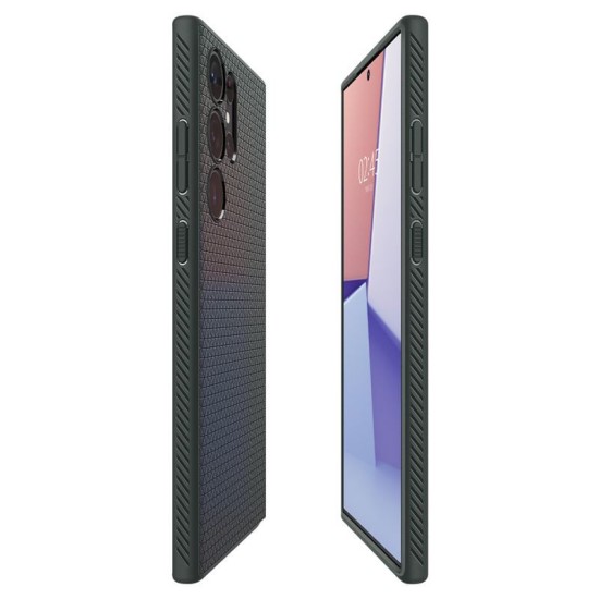 Husa Spigen Liquid Air pentru Samsung Galaxy S23 Ultra VRosue inchis (S23 Ultra, ACS05615) by www.silkase.ro