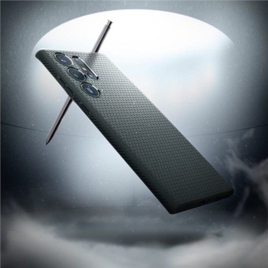 Husa Spigen Liquid Air pentru Samsung Galaxy S23 Ultra VRosue inchis (S23 Ultra, ACS05615) by www.silkase.ro