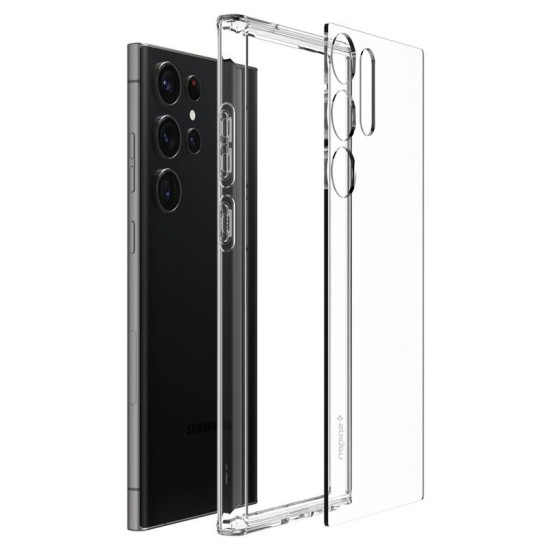 Husa Spigen Ultra Hybrid compatibila cu Samsung Galaxy S23 Ultra Clear (Spigen, S23 Ultra) by www.silkase.ro Husa Spigen Ultra Hybrid compatibila cu Samsung Galaxy S23 Ultra Clear (S23 Ultra, ACS05617) by www.silkase.ro