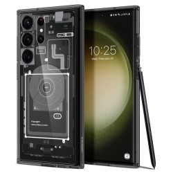 Husa de protectie hibrida Spigen Ultra Hybrid pentru Samsung Galaxy S23 Ultra, model zero one