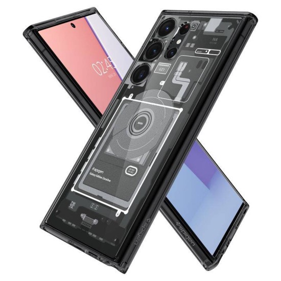 Husa de protectie hibrida Spigen Ultra Hybrid pentru Samsung Galaxy S23 Ultra, model zero one (S23 Ultra, ACS05620) by www.silkase.ro