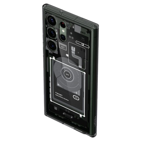Husa de protectie hibrida Spigen Ultra Hybrid pentru Samsung Galaxy S23 Ultra, model zero one (S23 Ultra, ACS05620) by www.silkase.ro