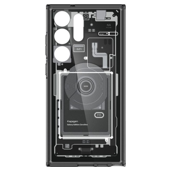 Husa de protectie hibrida Spigen Ultra Hybrid pentru Samsung Galaxy S23 Ultra, model zero one (S23 Ultra, ACS05620) by www.silkase.ro