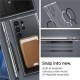 Husa Spigen Ultra Hybrid OneTap Ring MagSafe compatibila cu Samsung Galaxy S23 Ultra Black (S23 Ultra, ACS05621) by www.silkase.ro