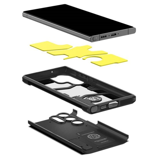 Husa Spigen Tough Armor compatibila cu Samsung Galaxy S23 Ultra Black (Spigen, S23 Ultra) by www.silkase.ro Husa Spigen Tough Armor compatibila cu Samsung Galaxy S23 Ultra Black (S23 Ultra, ACS05623) by www.silkase.ro
