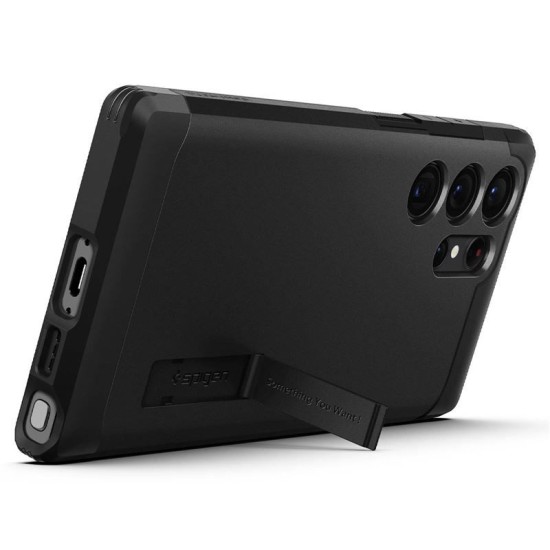 Husa Spigen Tough Armor compatibila cu Samsung Galaxy S23 Ultra Black (Spigen, S23 Ultra) by www.silkase.ro Husa Spigen Tough Armor compatibila cu Samsung Galaxy S23 Ultra Black (S23 Ultra, ACS05623) by www.silkase.ro