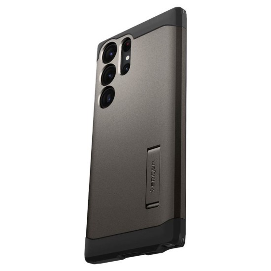 Husa Spigen Tough Armor compatibila cu Samsung Galaxy S23 Ultra Gunmetal (Spigen, S23 Ultra) by www.silkase.ro Husa Spigen Tough Armor compatibila cu Samsung Galaxy S23 Ultra Gunmetal (S23 Ultra, ACS05624) by www.silkase.ro