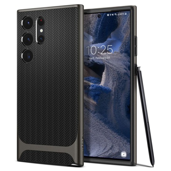 Husa Spigen Neo Hybrid compatibila cu Samsung Galaxy S23 Ultra Gunmetal (Spigen, S23 Ultra) by www.silkase.ro Husa Spigen Neo Hybrid compatibila cu Samsung Galaxy S23 Ultra Gunmetal (S23 Ultra, ACS05627) by www.silkase.ro