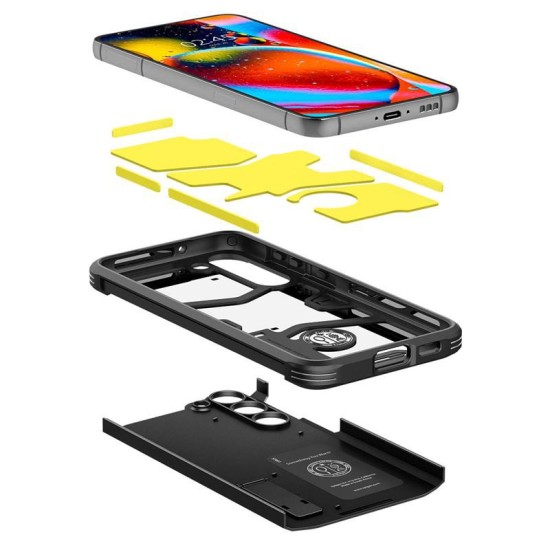 Husa Spigen Tough Armor pentru Samsung Galaxy S23+ Plus Negru (Spigen, S23 Plus) by www.silkase.ro Husa Spigen Tough Armor pentru Samsung Galaxy S23+ Plus Negru (S23 Plus, ACS05672) by www.silkase.ro