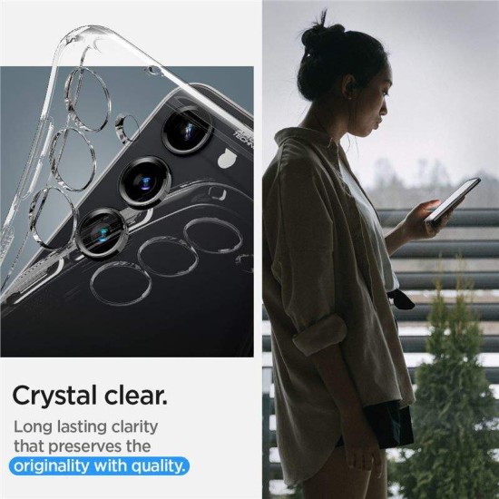 Husa Spigen Cristal Lichid1 pentru Samsung Galaxy S23 Transparent (S23, ACS05708) by www.silkase.ro