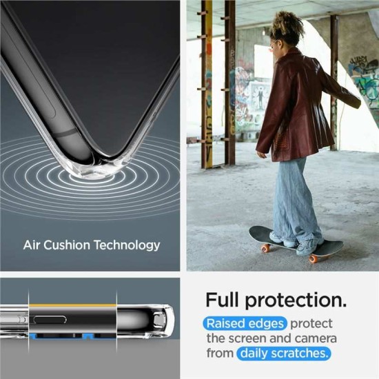 Husa Spigen Cristal Lichid1 pentru Samsung Galaxy S23 Transparent (S23, ACS05708) by www.silkase.ro