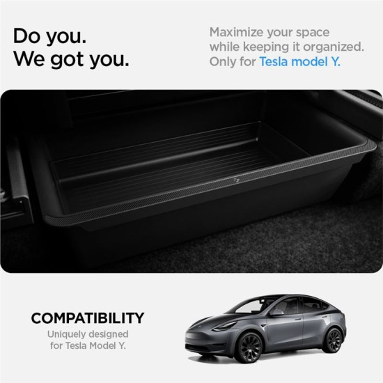 Cutie depozitare sub scaun Spigen pentru Tesla Model Y, neagra (Spigen, Ingredi) by www.silkase.ro Cutie depozitare sub scaun Spigen pentru Tesla Model Y, neagra (Accesorii auto, ACP05757) by www.silkase.ro