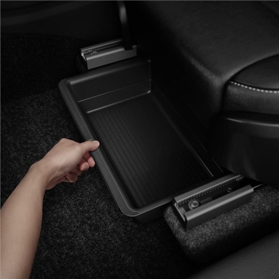 Cutie depozitare sub scaun Spigen pentru Tesla Model Y, neagra (Spigen, Ingredi) by www.silkase.ro Cutie depozitare sub scaun Spigen pentru Tesla Model Y, neagra (Accesorii auto, ACP05757) by www.silkase.ro