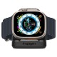 Docking stand pentru Apple Watch, Spigen Rugged, Armor Stand, TPU, Negru (Ingredi, AMP05764) by www.silkase.ro