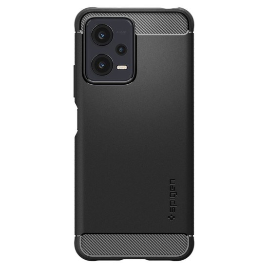 Husa Spigen Rugged Armor compatibila cu Xiaomi Redmi Note 12 / Poco X5 5G Matte Black (Spigen, Ingredi) by www.silkase.ro Husa Spigen Rugged Armor compatibila cu Xiaomi Redmi Note 12 / Poco X5 5G Matte Black (Ingredi, ACS05787) by www.silkase.ro