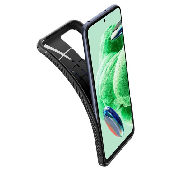 Husa Spigen Rugged Armor compatibila cu Xiaomi Redmi Note 12 / Poco X5 5G Matte Black (Spigen, Ingredi) by www.silkase.ro Husa Spigen Rugged Armor compatibila cu Xiaomi Redmi Note 12 / Poco X5 5G Matte Black (Ingredi, ACS05787) by www.silkase.ro