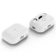 Husa Spigen Silicone Fit Strap compatibila cu Apple AirPods Pro / Pro 2 White/Grey (Ingredi, ACS05811) by www.silkase.ro