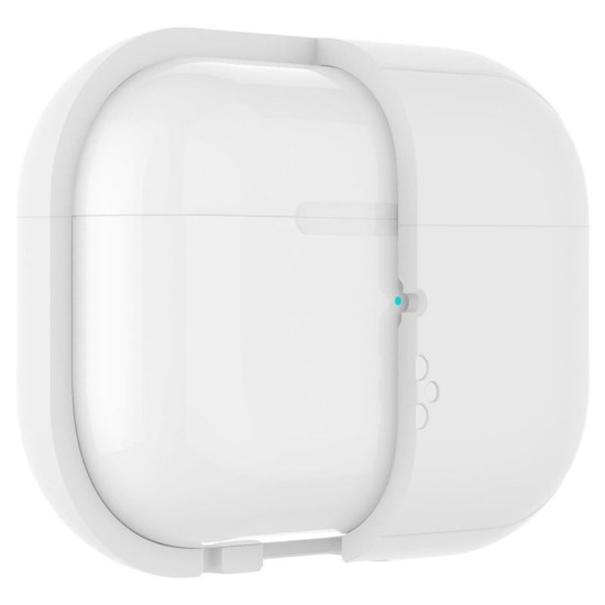Husa Spigen Silicone Fit Strap compatibila cu Apple AirPods Pro / Pro 2 White/Grey (Ingredi, ACS05811) by www.silkase.ro
